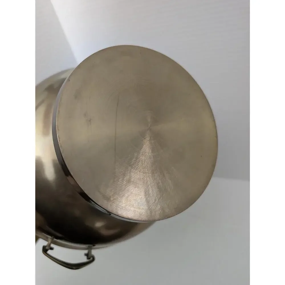 Vintage Korean Sinseollo Brass Hot Pot Steamer Royal Court Cookware Chafing Dish